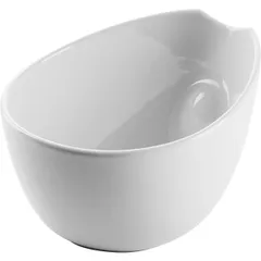 Salad bowl “Impulse” porcelain 2l D=23,H=12,L=27cm white