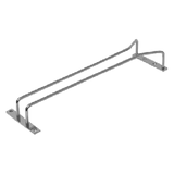 Направляющая для бокалов сталь нерж. ,L=47,B=10см стальной