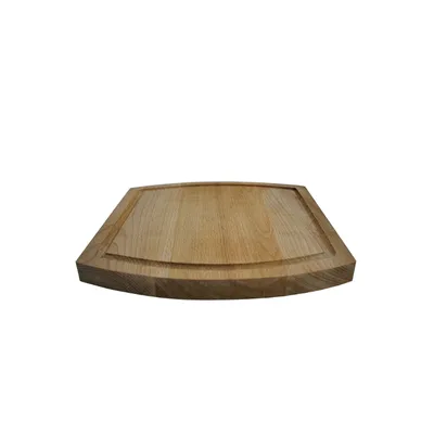 Доска для подачи прямоуг. с желобком бук ,H=2,L=25,B=25см