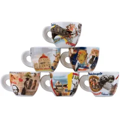 Чашка кофейная «Bella Italia 1» для эспрессо с декором 70мл D=6см, изображение 3