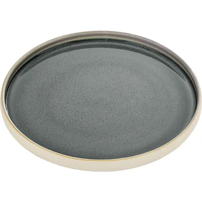 Тарелка «Нара» мелкая керамика D=210,H=25мм серый, Цвет: Серый, Диаметр (мм): 210