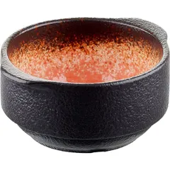 Salad bowl “Agate” porcelain 150ml D=85mm red