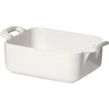 Сковорода порционная прямоугольная «Бель Кузин» фарфор 330мл ,H=45,L=120,B=100мм белый