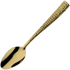 Tea spoon "Palace Martelato"  stainless steel  gold