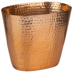 Champagne bucket aluminum 2.1l ,H=17,L=20.5,B=14cm copper