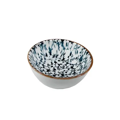 Соусник «Калиф» фарфор 60мл D=80,H=46мм белый,синий