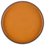 Тарелка «Блисс» с бортом фарфор D=223,H=29мм оранжев., Цвет: Оранжевый, Диаметр (мм): 223