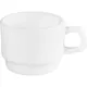 Чашка кофейная «Ресторан» стекло 80мл D=60,H=50,L=75мм белый, Объем по данным поставщика (мл): 80, изображение 2