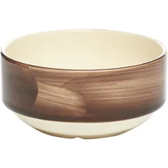 Чашка бульонная «Пепперкорн» фарфор 285мл D=12,H=6см коричнев.,бежев.