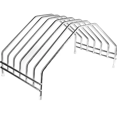 Подставка-сушилка д/досок(6отдел.) «Проотель» сталь нерж. ,H=22,5,L=42,5,B=25см