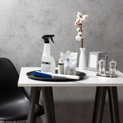 Щетка ручная с жесткой щетиной для углов ,H=90,L=220,B=35мм белый, изображение 2