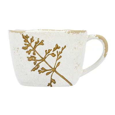 Чашка чайная «Фенхель» фарфор 250мл D=92,H=64,L=119мм белый, изображение 5