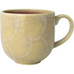 Mug “Aurora Vesuvius Rose Quartz”  porcelain  340 ml  beige, pink.