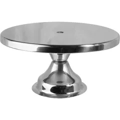 Cake stand steel D=32,H=16cm metal.