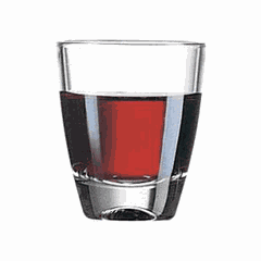 Shot glass “Gin” glass 50ml D=48,H=57mm clear.