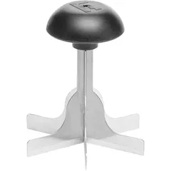 Нож для декорации сталь D=9,H=10см черный,металлич.