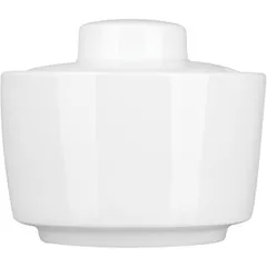 Сахарница «Кунстверк» с крышкой фарфор 250мл D=96,H=80мм белый, изображение 2