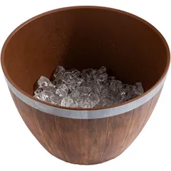 Салатник (для арт. 85250) пластик 4,5л D=25,H=16см тем.корич.,металлич.