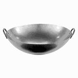“Wok” frying pan  steel  D=61, H=11, L=64.5, B=60 cm  metal.