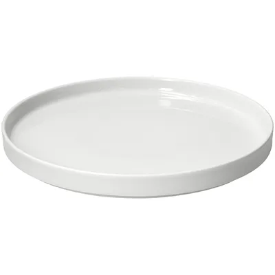 Блюдо «Тэзис» с бортом фарфор D=31см белый, изображение 2