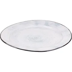 Тарелка «Пастораль» мелкая фарфор ,H=3,L=30,B=26см зелен., изображение 2