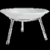 Емкость фуршетная «Клиа» на металлической подставке металл D=40,H=11,5см прозр.,матовый