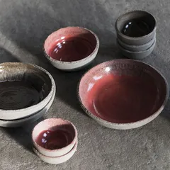 Салатник бетон D=105,H=45мм красный,серый, изображение 3