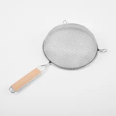 Сито с ручкой сталь нерж.,дерево D=183,L=342,B=70мм, изображение 2