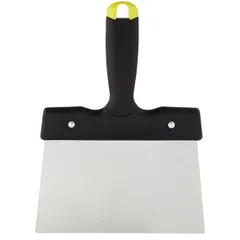 Spatula (scraper)  stainless steel , H=10, L=325/180, B=245mm  metallic, black