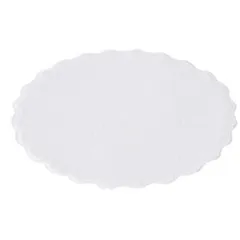 Настольные подкладки[500шт] бумага D=80,H=90,L=95,B=80мм белый