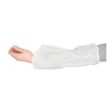 Нарукавники защитные 36см, белые, ПЭ, 100шт/упак