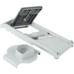 Мандолина японская пластик,сталь нерж. ,L=37,B=12см серый,металлич., изображение 4