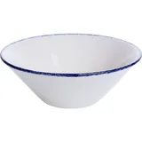 Salad bowl “Blue Dapple”  porcelain  D=165, H=60mm  white, blue