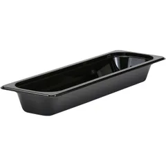 Gastronorm container (2/4)*65(-40C to +99C) polyprop. 3l black