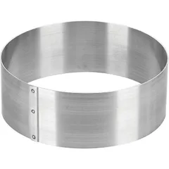 Pastry ring stainless steel D=180,H=65mm