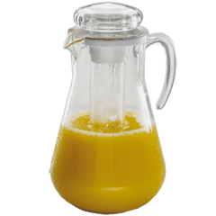 Jug plastic 3l ,H=29,B=18cm semi-transparent.