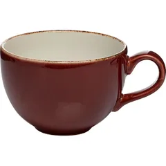 Tea cup “Terramesa Mocha”  porcelain  340 ml  D=10, H=7 cm  dark brown.