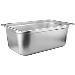 Gastronorm container (1/1)  stainless steel  26.5 l , H=20, L=53, B=32.5 cm  metal.