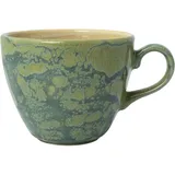 Чашка чайная «Аврора Революшн Джейд» блюдце 03024460 фарфор 228мл D=9см зелен.,бежев., Объем по данным поставщика (мл): 228