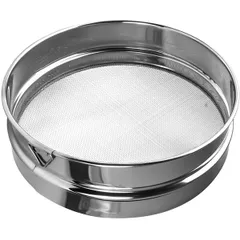 Sieve for flour "Prootel" cells 1*1mm  stainless steel  D=21cm  silver.