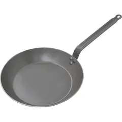 Сковорода «Карбон Плюс» белая сталь D=220,H=40,L=415мм металлич.