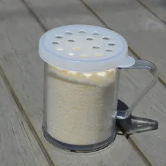 Емкость для специй с отверстиями поликарбонат 300мл D=80,H=95мм прозр.,белый, изображение 3