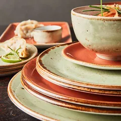 Тарелка «Крафт Терракота» мелкая фарфор D=30,H=2см терракот, изображение 3