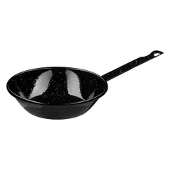 Сковорода «Ла Идеал» для паэльи эмалиров.сталь 0,5л D=16,H=4см черный