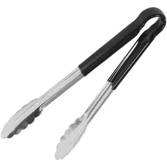 Tongs stainless steel ,L=30cm black