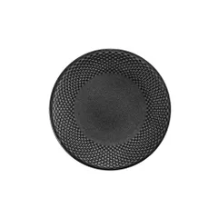 Тарелка мелкая «Panio» фарфор D=17см черный