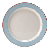Тарелка «Рио Блю» мелкая фарфор D=200,H=15мм белый,синий
