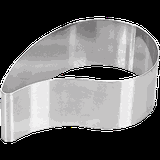 Форма кондитерская «Капля»[6шт] сталь нерж. D=9,H=3см металлич.