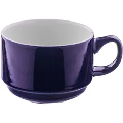 Tea cup “Carnival”  porcelain  225 ml  D=8, H=6cm  blue