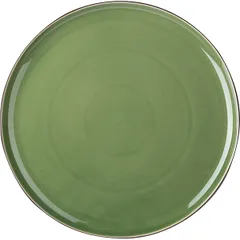 Тарелка «Сейдж» фарфор D=33см зелен.,бронз.